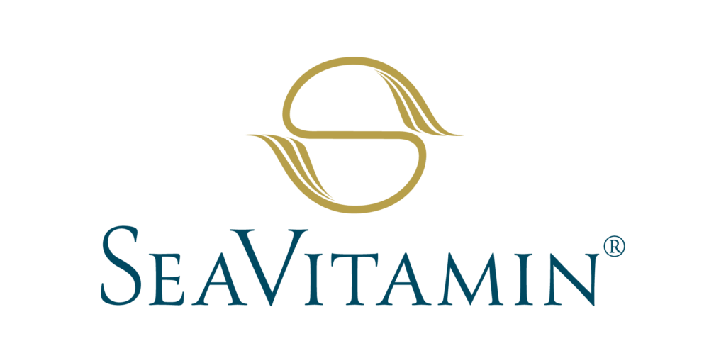 Logo Seavitamin blau gold